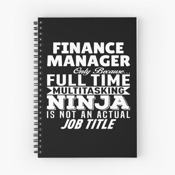 Item preview, Finance Manager Multitasking Ninja designed and sold by clickmostro.