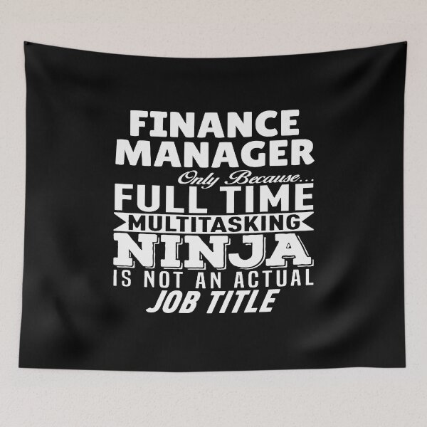 Item preview, Finance Manager Multitasking Ninja designed and sold by clickmostro.
