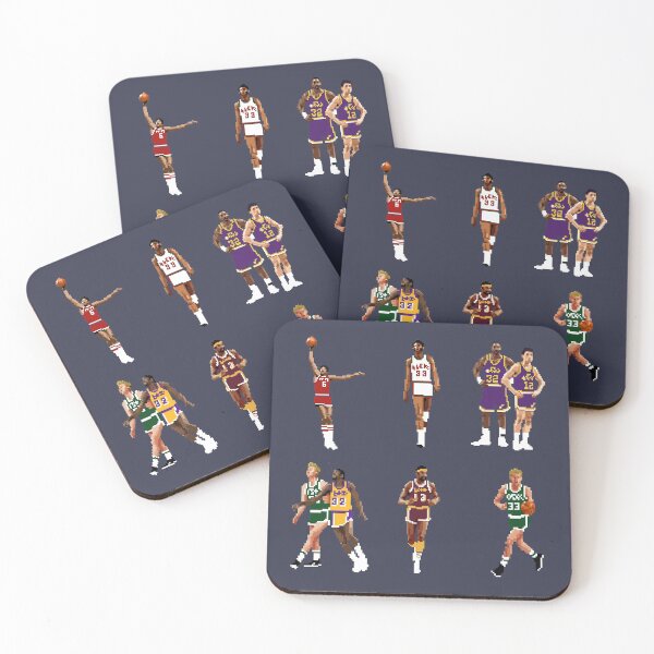 Item preview, Basketball Legends (Julius Erving, Karl Malone, John Stockton, Larry Bird, Magic Johnson, Wilt Chamberlain) Qiangy designed and sold by qiangdade.