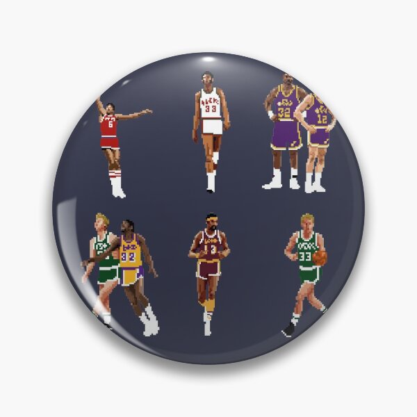 Item preview, Basketball Legends (Julius Erving, Karl Malone, John Stockton, Larry Bird, Magic Johnson, Wilt Chamberlain) Qiangy designed and sold by qiangdade.