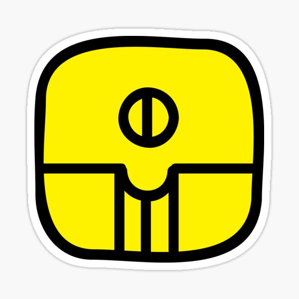 Mayan Planetary Kin - Yellow Seed Sticker