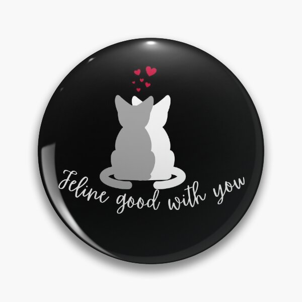 Item preview,  Feline good with you| cute cat valentine cat lover sticker designed and sold by Canfy Girl.