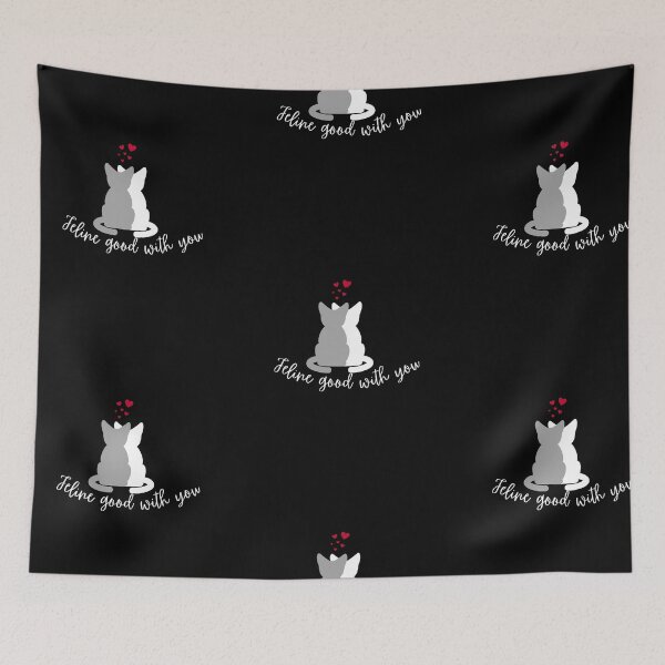 Item preview,  Feline good with you| cute cat valentine cat lover sticker designed and sold by Canfy Girl.