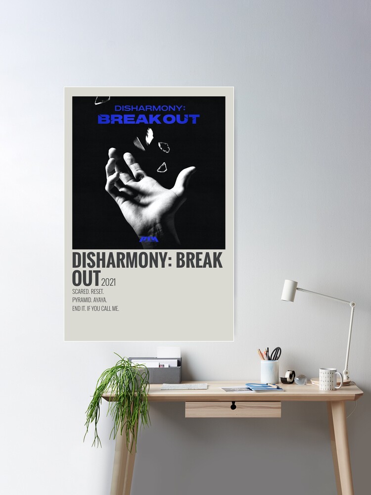 P1Harmony - 2nd Mini Album [DISHARMONY : BREAK OUT] Official Poster Freak  out Ver.