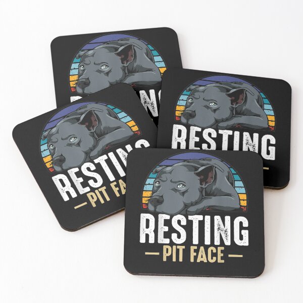 Item preview, Resting Pit Face Pitbull Dog Pet Animal Lover designed and sold by vivanbess.