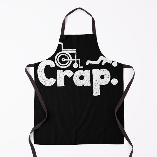 Item preview, crap. handicap wheelchair fall designed and sold by fatshirt.