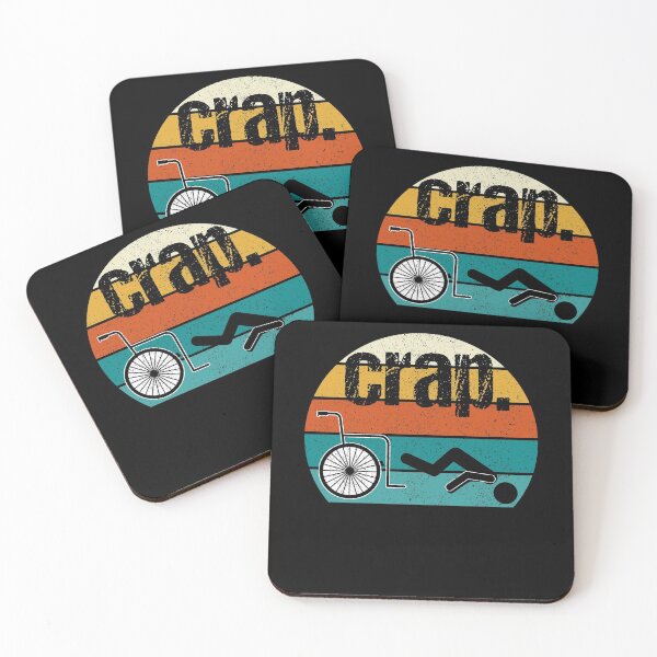 Item preview, crap. handicap wheelchair fall designed and sold by fatshirt.