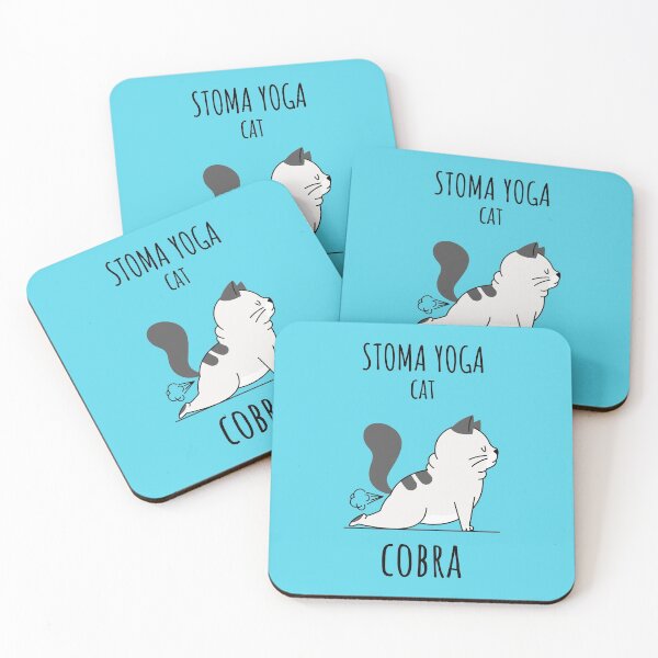 Item preview, Stoma Yoga Cat Cobra Pose  designed and sold by TheOrificeFlow.