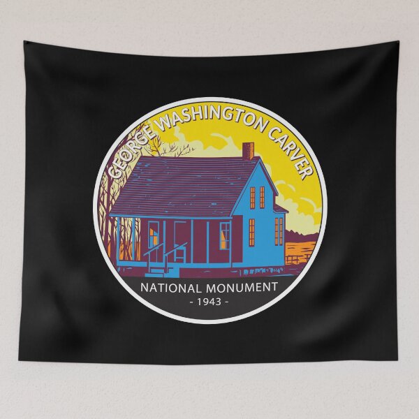 Item preview, George Washington Carver National Monument Circle designed and sold by KrisSidDesigns.