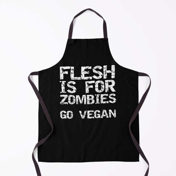 Item preview, Vegan Zombie Quote For Flesh Is For Zombies Go Vegan designed and sold by vivanbess.