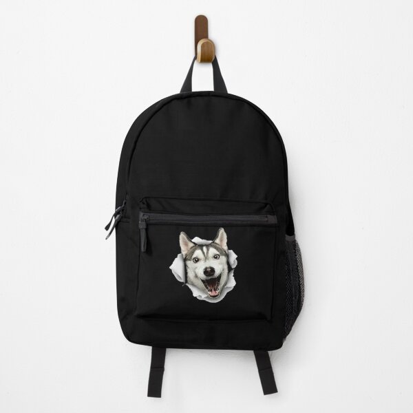 Siberian Husky Backpack, Dog Laptop Bag, Women's Travel Backpack