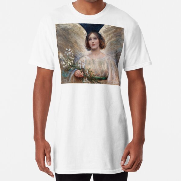 Fed Up Angel Portrait Long T-Shirt