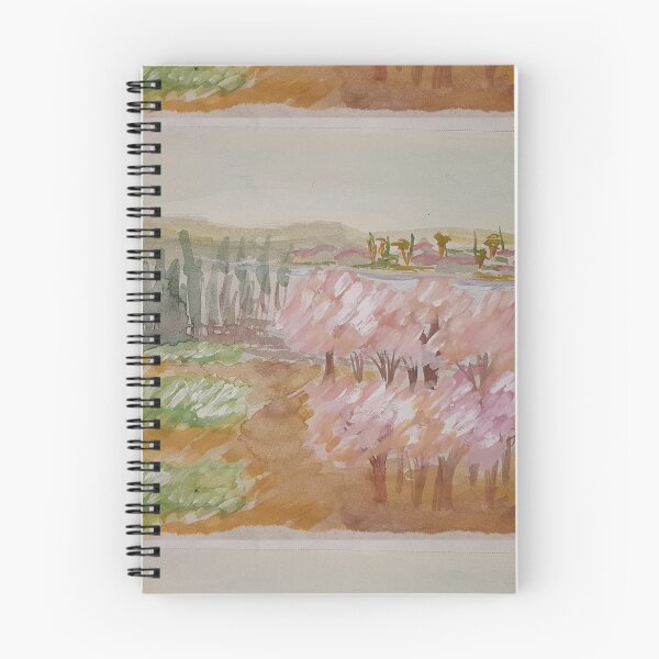Item preview, Cherry Orchard in Blossom, Kibbutz Ramat Rachel by Haya Yagel designed and sold by EsterKarenAida.
