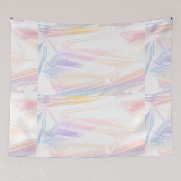 Item preview, Colorful holographic crumpled aluminum foil textured background designed and sold by Priya Mishra.