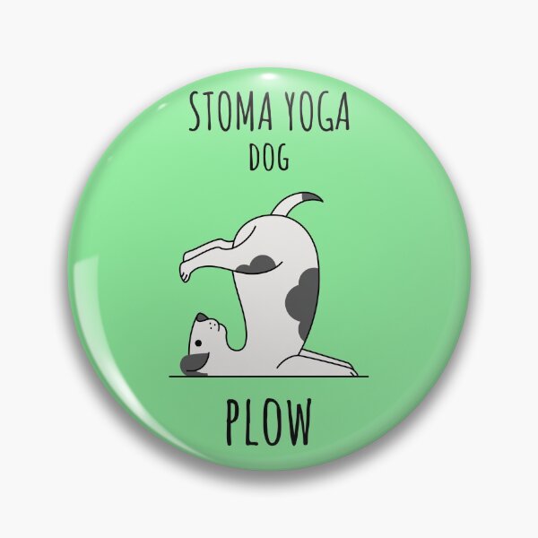 Item preview, Stoma Yoga Dog Plow Pose  designed and sold by TheOrificeFlow.