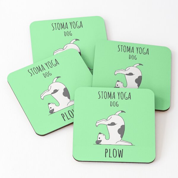 Item preview, Stoma Yoga Dog Plow Pose  designed and sold by TheOrificeFlow.