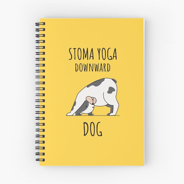 Item preview, Postura del perro boca abajo de yoga estoma designed and sold by TheOrificeFlow.