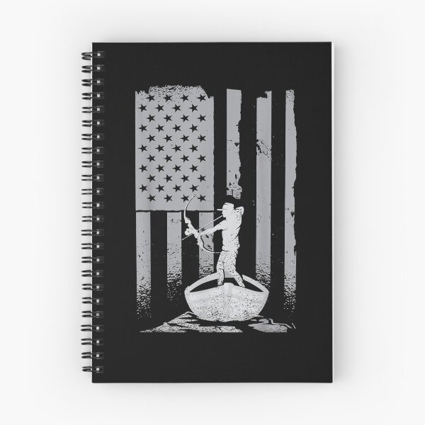 Item preview, Bowfishing Vintage Look American Flag Bow Hunting For Fish designed and sold by vivanbess.