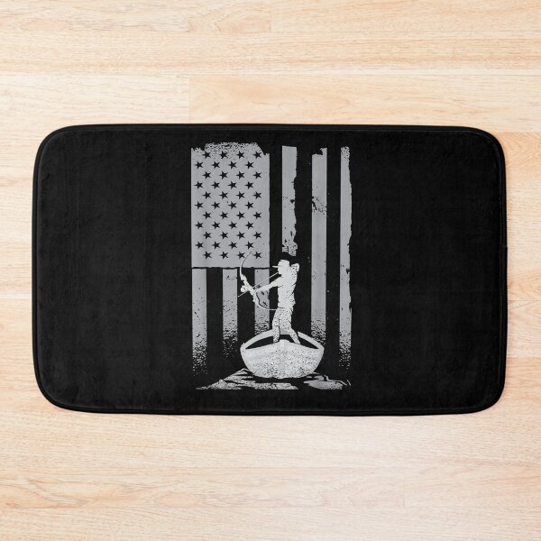 Item preview, Bowfishing Vintage Look American Flag Bow Hunting For Fish designed and sold by vivanbess.