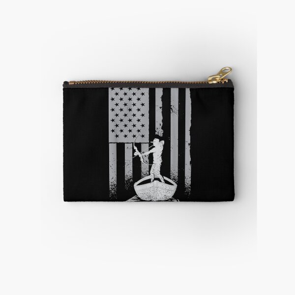 Item preview, Bowfishing Vintage Look American Flag Bow Hunting For Fish designed and sold by vivanbess.