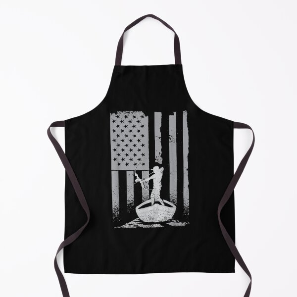 Item preview, Bowfishing Vintage Look American Flag Bow Hunting For Fish designed and sold by vivanbess.