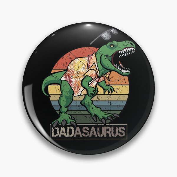 Item preview, Retro Dadasaurus T Rex Dinosaur in Funny Dad Fashion for Cool Fathers designed and sold by hobrath.