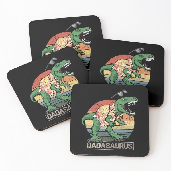 Item preview, Retro Dadasaurus T Rex Dinosaur in Funny Dad Fashion for Cool Fathers designed and sold by hobrath.