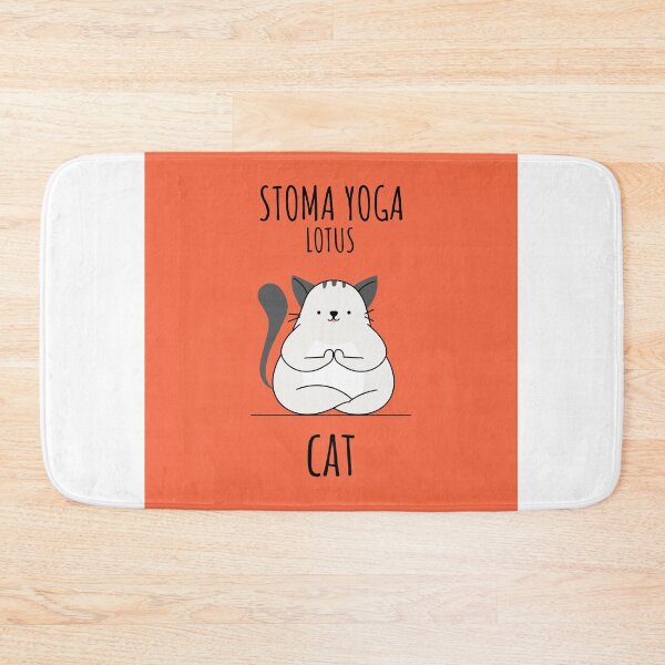Item preview, Stoma Yoga Cat Lotus Pose  designed and sold by TheOrificeFlow.