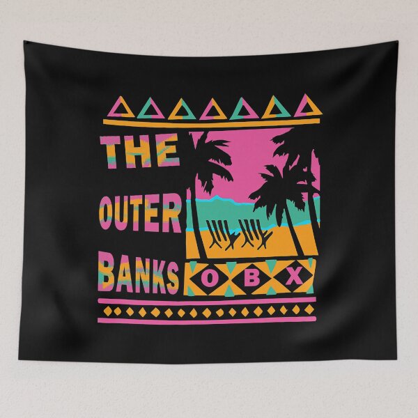 Item preview, Outer Banks OBX Souvenir Shirt with Palm Tree Beach designed and sold by WilliamQuinnell.