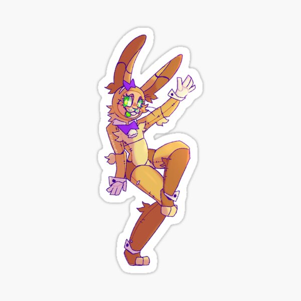 Spring Bonnie Fnaf World Sticker - Spring Bonnie Fnaf world