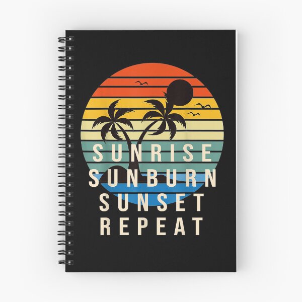 Item preview, Sunrise Sunrise Sunset Repeat Retro Summer Vacation designed and sold by vivanbess.