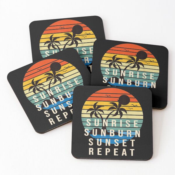 Item preview, Sunrise Sunrise Sunset Repeat Retro Summer Vacation designed and sold by vivanbess.