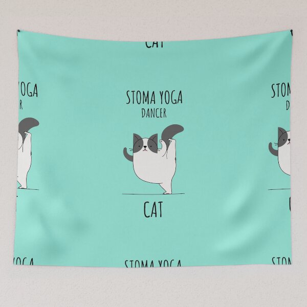 Item preview, Stoma Yoga Cat Dancer Pose  designed and sold by TheOrificeFlow.