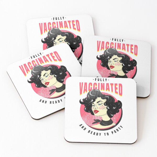 Item preview, Vaccinated And Ready To Party Retro Design designed and sold by MnEmzStudio.