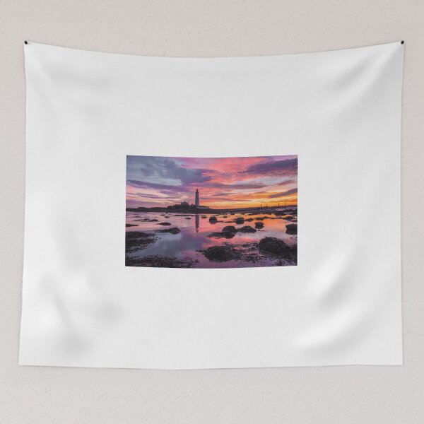 Item preview, St marys lighthouse sunrise designed and sold by tynesidephotos.