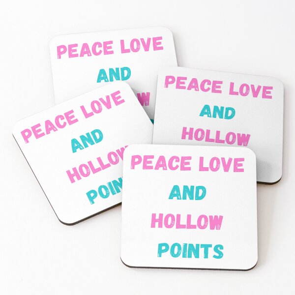 Item preview, peace love and hollow points designed and sold by ABcreating.