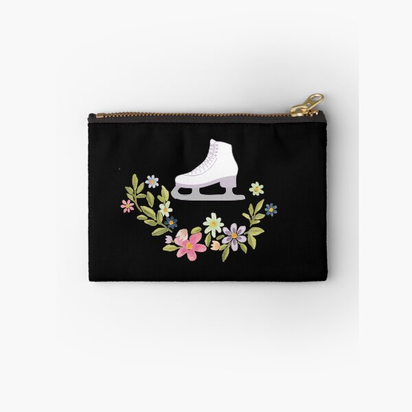 Item preview, Floral Ice Skate- Black Edition designed and sold by Megan-Alice.