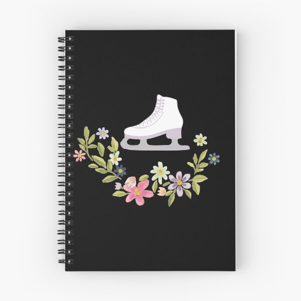 Item preview, Floral Ice Skate- Black Edition designed and sold by Megan-Alice.