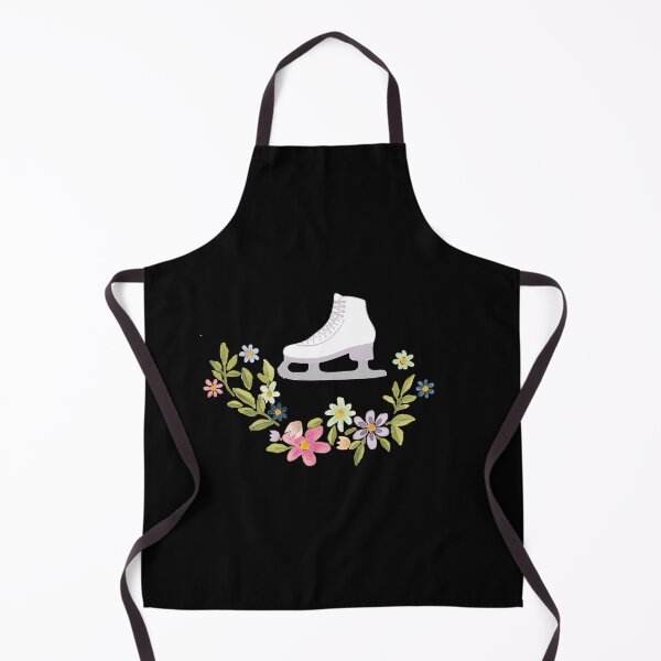 Item preview, Floral Ice Skate- Black Edition designed and sold by Megan-Alice.