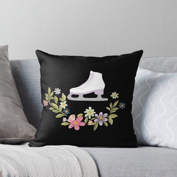 Item preview, Floral Ice Skate- Black Edition designed and sold by Megan-Alice.