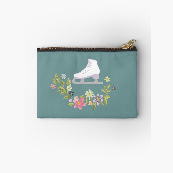 Item preview, Floral Ice Skate- Light Teal Edition designed and sold by Megan-Alice.