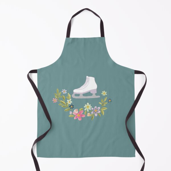 Item preview, Floral Ice Skate- Light Teal Edition designed and sold by Megan-Alice.