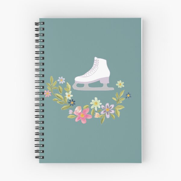 Item preview, Floral Ice Skate- Light Teal Edition designed and sold by Megan-Alice.