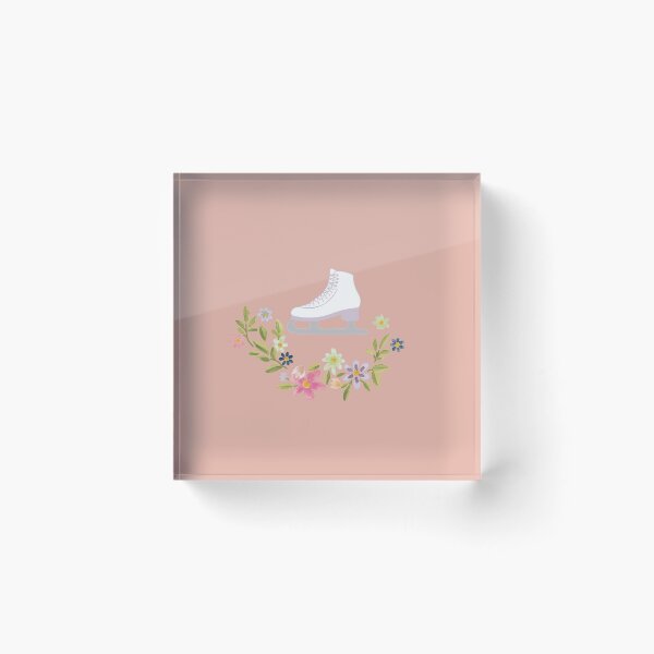 Item preview, Floral Ice Skate- Light Pink Edition designed and sold by Megan-Alice.