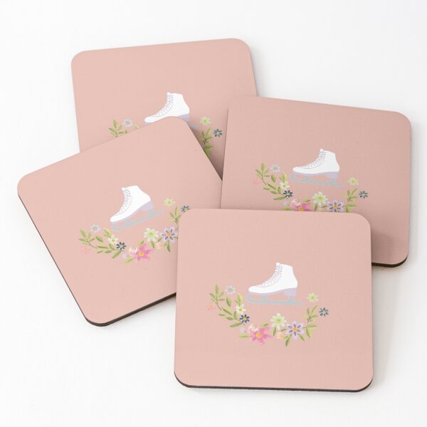 Item preview, Floral Ice Skate- Light Pink Edition designed and sold by Megan-Alice.