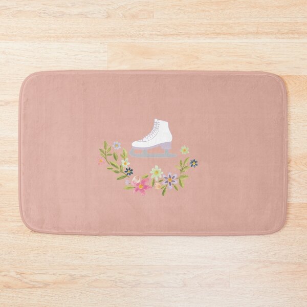 Item preview, Floral Ice Skate- Light Pink Edition designed and sold by Megan-Alice.