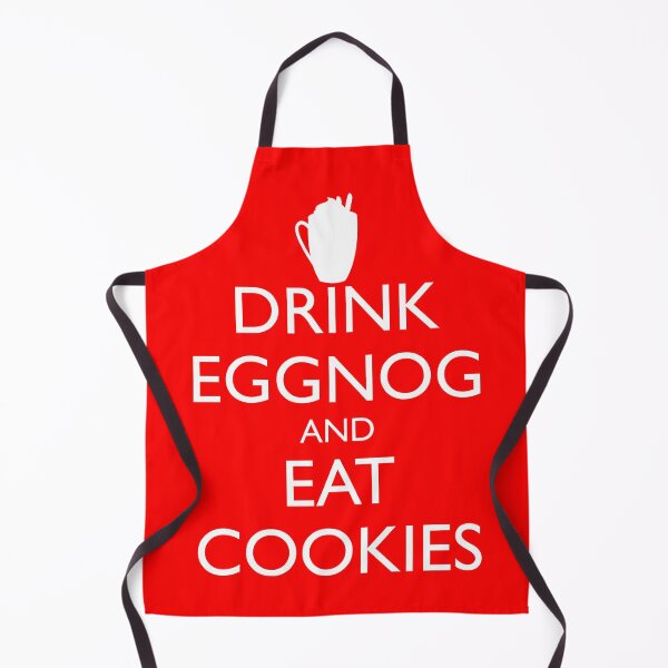 Item preview, DRINK EGGNOG AND EAT COOKIES Christmas designed and sold by HolidayBug.