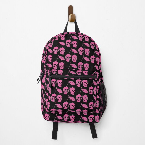 Item preview, Pink Pastel Goth Kawaii Punk Cherry Skulls  designed and sold by blueveins.