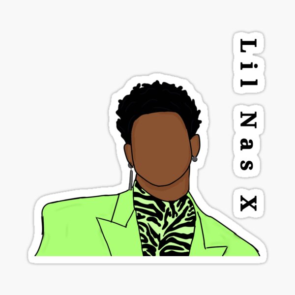Aperçu de l'œuvre Lil Nas X créée et vendue par Moutons-Art.