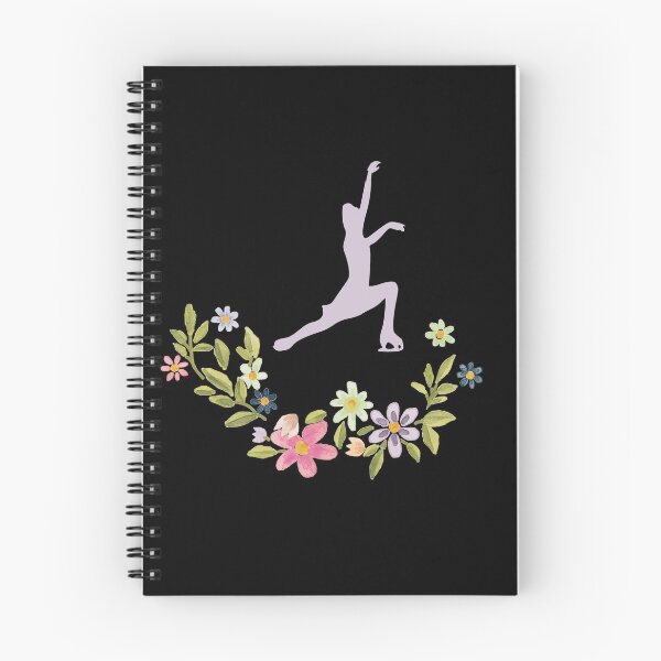 Item preview, Floral Figure Skater- Black Edition designed and sold by Megan-Alice.